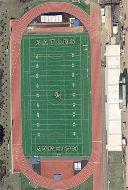 Stadium by air